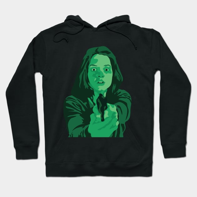 Night vision Clarice Hoodie by FutureSpaceDesigns